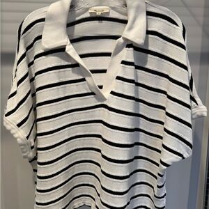 Madewell Women's Relaxed Johnny Collar Polo - XL